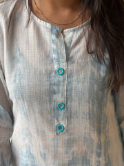Dhoop Chaaon — White & Sky Blue