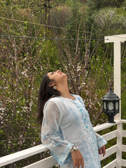 Dhoop Chaaon — White & Sky Blue