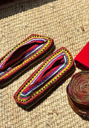 Himachali Pullas — Handwoven Grass Slippers